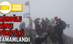 GELENEKSEL KÖROĞLU ZİRVE YÜRÜYÜŞÜ TAMAMLANDI