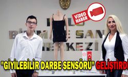 ŞİDDETİ ÖNLEMEK İSTEYEN ÖĞRENCİ "GİYİLEBİLİR DARBE SENSÖRÜ" GELİŞTİRDİ
