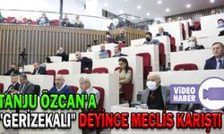 TANJU ÖZCAN'A "GERİZEKALI" DEYİNCE MECLİS KARIŞTI