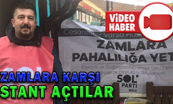 SOL PARTİ, FATURA ZAMLARINA KARŞI STANT AÇTI