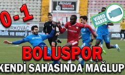 BOLUSPOR KENDİ SAHASINDA MAĞLUP