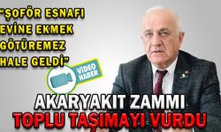 AKARYAKIT ZAMMI TOPLU TAŞIMAYI VURDU