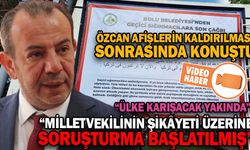 TÜRKİYE BOLU’DAKİ AFİŞİ KONUŞUYOR