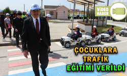 ÇOCUKLARA TRAFİK EĞİTİMİ VERİLDİ