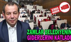 ZAMLAR BELEDİYENİN GİDERLERİNİ KATLADI