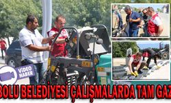BOLU BELEDİYESİ ÇALIŞMALARA DEVAM EDİYOR