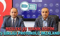 MESLEKİ VE TEKNİK EĞİTİM İŞ BİRLİĞİ PROTOKOLÜ İMZALANDI