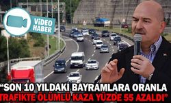 İÇİŞLERİ BAKANI SOYLU TRAFİK TEDBİRLERİNİ HAVADAN VE KARADAN DENETLEDİ
