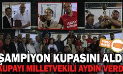 ŞAMPİYON KUPASINI ALDI