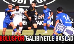 BOLUSPOR GALİBİYETLE BAŞLADI