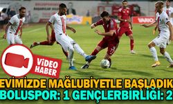 BOLUSPOR KENDİ SAHASINDA MAĞLUP