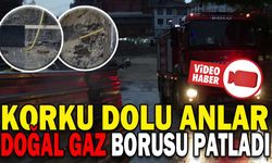 TOPRAK KAYMASI DOĞALGAZ HATTINI KOPARDI