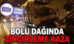 BOLU DAĞI TÜNELİ’NDE ZİNCİRLEME KAZA: 1 YARALI