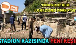 STADİON KAZISINDA YENİ KEŞİF