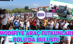 MODİFİYE ARAÇ TUTKUNLARI BOLU'DA BULUŞTU
