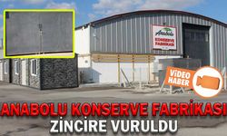 ANABOLU KONSERVE FABRİKASI ZİNCİRE VURULDU
