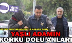BANKADAN EMEKLİ MAAŞINI ÇEKEN YAŞLI ADAMIN 5 BİN LİRASINI GASP ETTİ