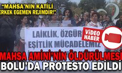 MAHSA AMİNİ’NİN ÖLDÜRÜLMESİ BOLU’DA PROTESTO EDİLDİ