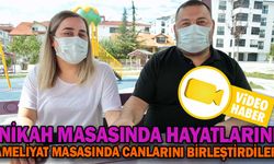 NİKAH MASASINDA HAYATLARINI, AMELİYAT MASASINDA CANLARINI BİRLEŞTİRDİLER