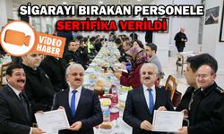 SİGARAYI BIRAKANLARA SERTİFİKALARI VERİLDİ