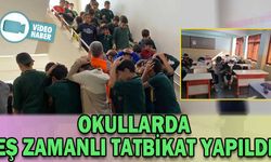 OKULLARDA BİNA TAHLİYE TATBİKATI