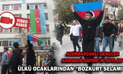 AZERBAYCANLI GENÇLER KARABAĞ ZAFERİ’Nİ KUTLADI