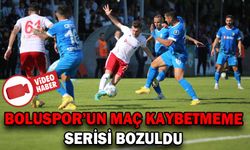 BOLUSPOR’UN MAÇ KAYBETMEME SERİSİ SONA ERDİ