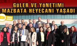 İYİ PARTİ MERKEZ İLÇE BAŞKANI GÜLER, MAZBATASINI ALDI