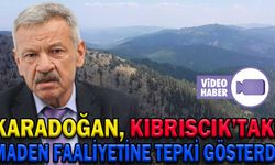 KARADOĞAN, KIBRISCIK’TAKİ MADEN FAALİYETİNE TEPKİ GÖSTERDİ