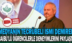 MEDYANIN TECRÜBELİ İSİMİ FARUK DEMİREL BAİBÜ’LÜ ÖĞRENCİLERLE BULUŞTU
