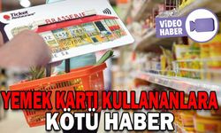 YEMEK KARTLARI MARKETLERDE KULLANILMAYACAK