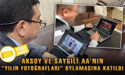 AKSOY İLE  SAYGILI, AA'NIN "YILIN FOTOĞRAFLARI" OYLAMASINA KATILDI