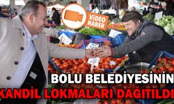 BAŞKAN ÖZCAN, KANDİL LOKMASI DAĞITTI