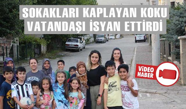 SOKAKLARI KAPLAYAN KOKU, MAHALLELİYİ İSYAN ETTİRDİ