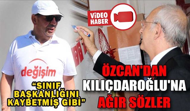 “SINIF BAŞKANLIĞINI KAYBETMİŞ GİBİ RAHAT”