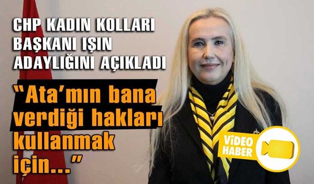 CHP BOLU KADIN KOLLARI BAŞKANI, BELEDİYE MECLİS ÜYELİĞİ İÇİN BAŞVURU YAPTI