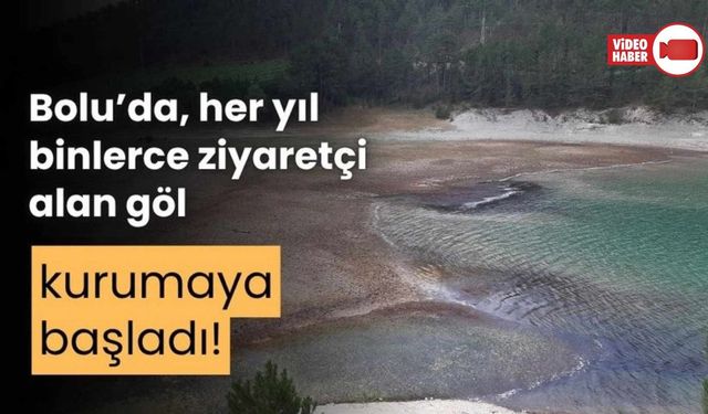 AŞIRI SICAKLAR SÜNNET GÖLÜ’NÜ VURDU: SULAR ÇEKİLDİ, GÖL KURUMA NOKTASINA GELDİ