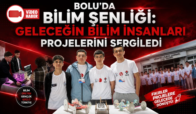 Geleceğin bilim insanları projelerini kendi okulunda sergiledi
