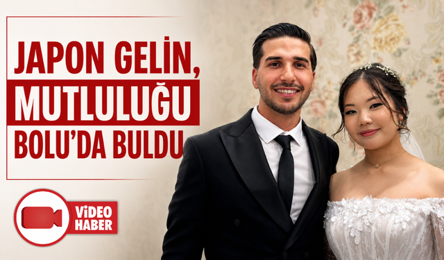 Japon geline Bolu’da Türk usulü düğün