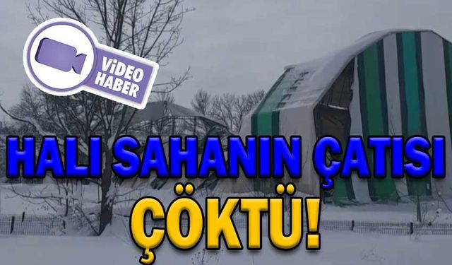 HALI SAHANIN ÇATISI ÇÖKTÜ