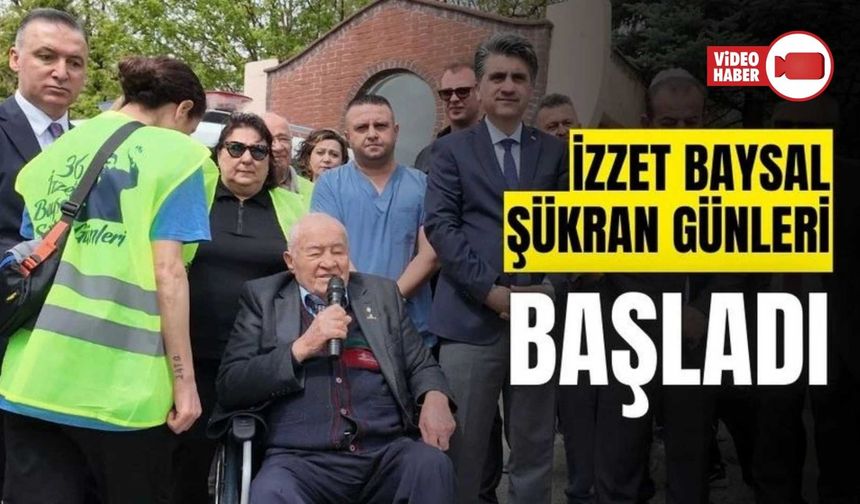 36. İzzet Baysal Şükran Günleri, 7 kilometrelik anma yürüyüşüyle başladı