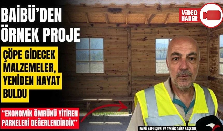 ATIK MALZEMELER GERİ DÖNÜŞÜMLE YENİDEN HAYAT BULDU