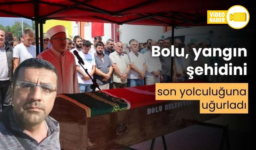 BOLU'NUN GÖNÜLLÜ KAHRAMANI GÖZYAŞLARIYLA SON YOLCULUĞUNA UĞURLANDI