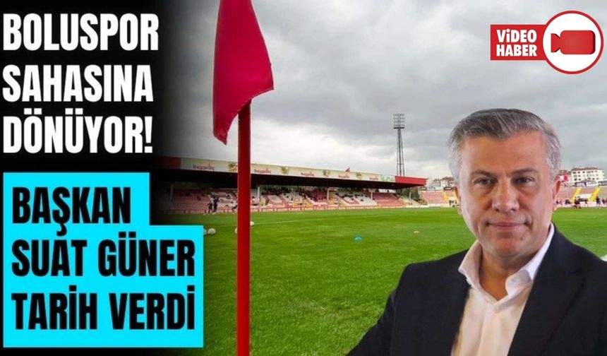 AK Parti Bolu İl Başkanı Suat Güner: “Boluspor ikinci iç saha maçını sahasında oynayacak”