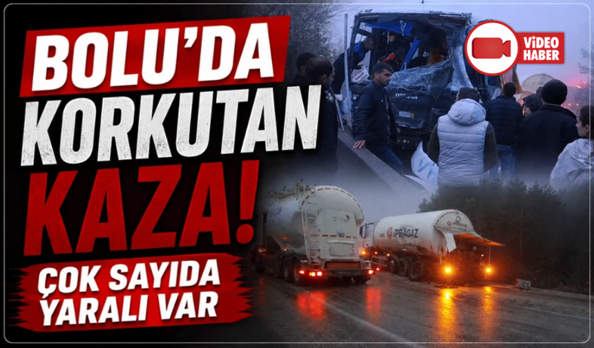 Yolcu midibüsü ile yakıt yüklü tır çarpıştı: 3 yaralı