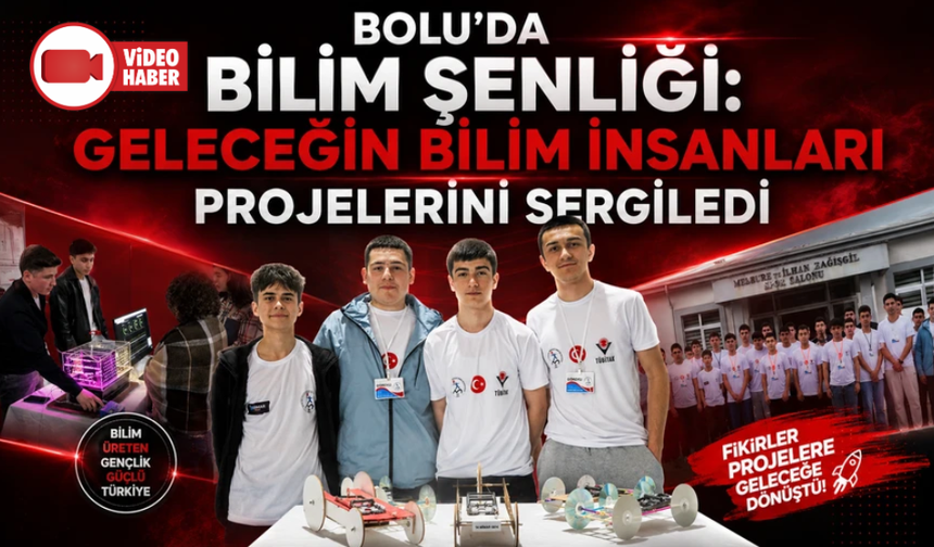 Geleceğin bilim insanları projelerini kendi okulunda sergiledi